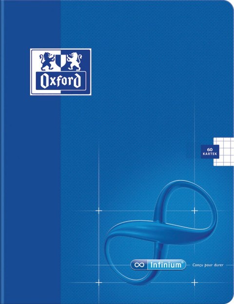 Zeszyt A5 60k, kratka z marginesem, OXFORD, INFINIUM 400026700 Oxford Zeszyt A5 60k, kratka z marginesem, OXFORD, INFINIUM 400026700 Oxford