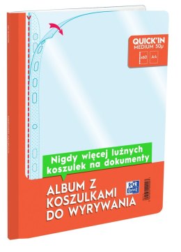 Album OXFORD z koszulkami krystalicznymi do wyrywania A4 60k 50mic krystaliczny 400136890 Oxford