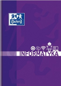 Brulion informatyka A5 80k 90g kratka z marginesem 400150854 OXFORD Oxford