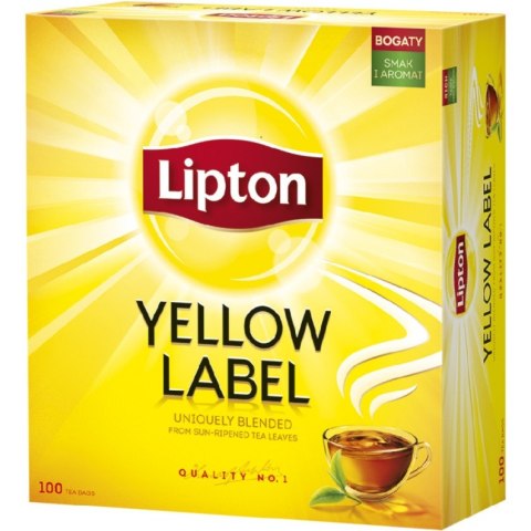Herbata LIPTON YELLOW LABEL 100 torebek 2g POL Lipton