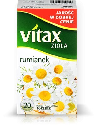 Herbata VITAX RUMIANEK 20t *1,5g ziołowa bez zawieszki Vitax
