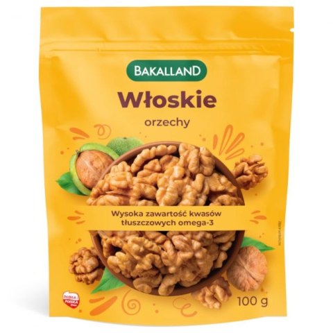 Orzechy włoskie 100g BAKALLAND Bakalland Orzechy włoskie 100g BAKALLAND Bakalland