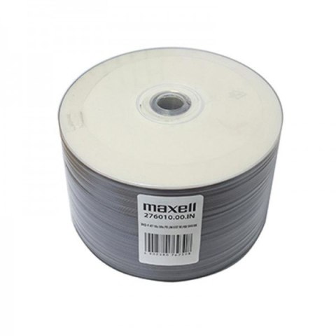 Płyta MAXELL DVD-R 4.7GB 16x (50szt) PRINTABLE, white, do nadruku, SP shrink, bulk 276010 Maxell