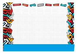 Podkład na biurko-Notes B3-GRAFFITI, SP-B3-02 Michalczyk i Prokop Michalczyk i Prokop