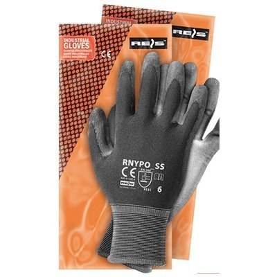 Rękawice powlekane stalowo-szare Rozmiar 10 RNYPO Reis