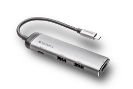 Stacja dokująca VERBATIM MULTIMEDIA ADAPTER HUB Type-C to 2xUSB HDMI 49140 VMMA1 Verbatim