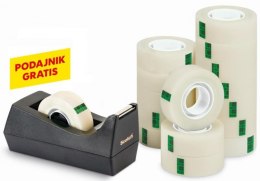 Taśma biurowa SCOTCH Magic Greener Choice (9-1933R14C38), matowa, 19mm, 33m, 14szt., podajnik C-38 GRATIS Scotch 3M