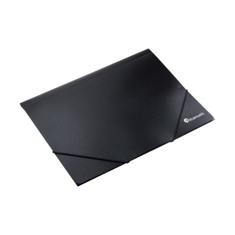 Teczka PP Titanum z gumką A4 czarna 195181 Titanum