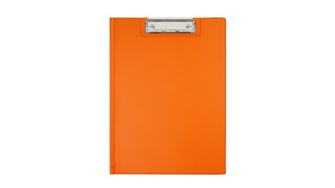 Teczka z klipsem A4 orange BIURFOL KKL-04-04 (pastel pomara.) Biurfol