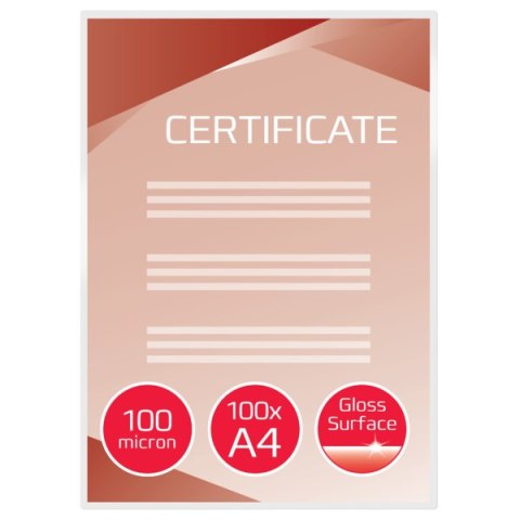 Folie do laminacji GBC Document, A4, 100 mic. , 100 szt. 3740306 GBC Folie do laminacji GBC Document, A4, 100 mic. , 100 szt. 3740306 GBC