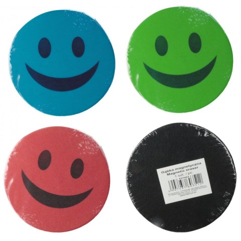 Gąbka magnetyczna do tablic BUŹKI wzór uśmiech 437443 TITANUM Titanum