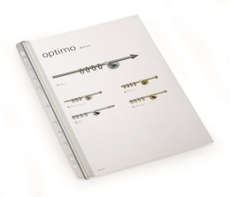 Grzbiety zaciskowe DURABLE A4/30 z listwą do segr. ring 50szt 290219 Durable