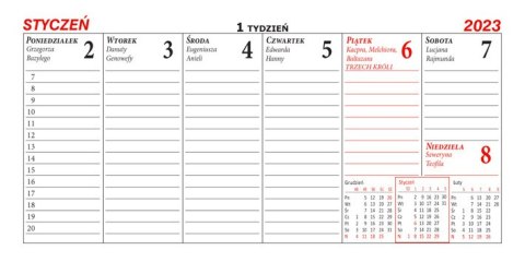 Kalendarz biurowy B12 JOWISZ-2025 BESKIDY Beskidy Kalendarz biurowy B12 JOWISZ-2025 BESKIDY Beskidy