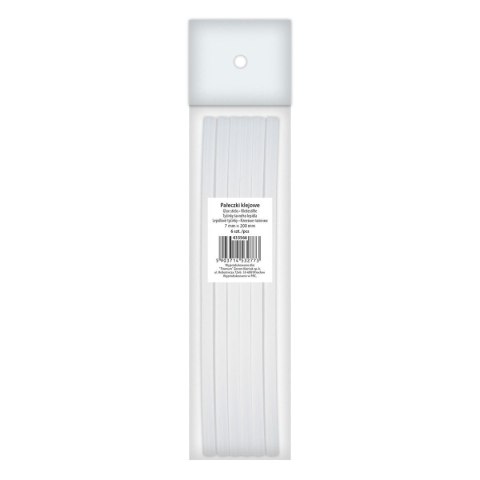 Klej do pistoletu 7x200mm 6 szt TITANUM 433566 wkład klejowy 7mm pałeczki Titanum