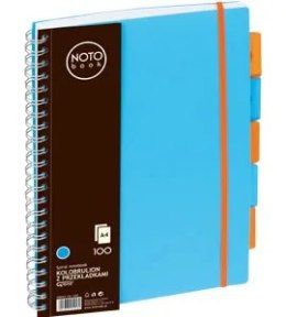 Kołobrulion_GRAND NOTOBook kratka, A4/100 kartek, niebieski 150-1405 5 przekładek Grand