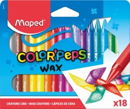 Kredki COLORPEPS świecowe 18 kolorów 861012 MAPED Maped