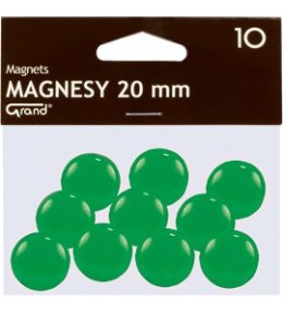 Magnes 20mm GRAND zielone 10 szt 130-1692 Grand