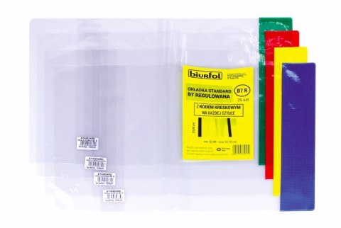 Okładka standard S5 - 265 regulowana (25) z kod. na szt. OZK-51 BIURFOL Biurfol