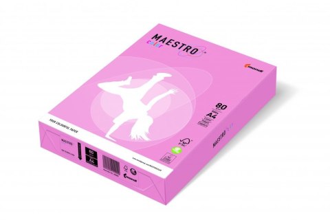 Papier xero MAESTRO COLOR A4 80g PI25 różowy Maestro
