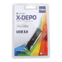 Pendrive USB 3.0 X-DEPO 128GB Platinet PMFU3128X Platinet