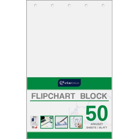 Blok do flipcharta 50k gładki 100x64 INTERDRUK Interdruk Blok do flipcharta 50k gładki 100x64 INTERDRUK Interdruk