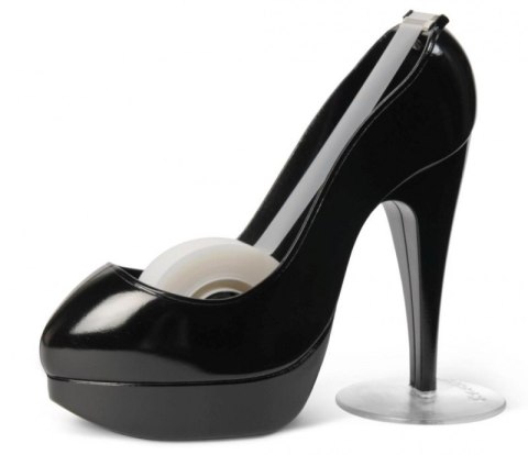 Dyspenser do taśm Scotch_ w kształcie szpilki (C30-BLACK SHOE), taśma GRATIS Scotch 3M