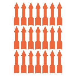 Etykiety informacyjne trwałe, strzałki, 63 etyk./op., 33 x 9 mm, czerwony odblaskowy, AVERY ZWECKFORM, 3008 Avery Zweckform