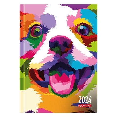 Kalendarz Dzienny A5 Pies Art 2024 9588526 Herlitz Herlitz Kalendarz Dzienny A5 Pies Art 2024 9588526 Herlitz Herlitz
