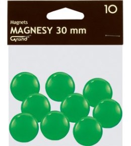 Magnes 30mm GRAND, zielony, 10 szt 130-1697 Grand