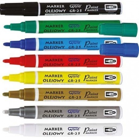 Marker olejowy GRAND GR-25, zielony 160-1967 Grand Marker olejowy GRAND GR-25, zielony 160-1967 Grand