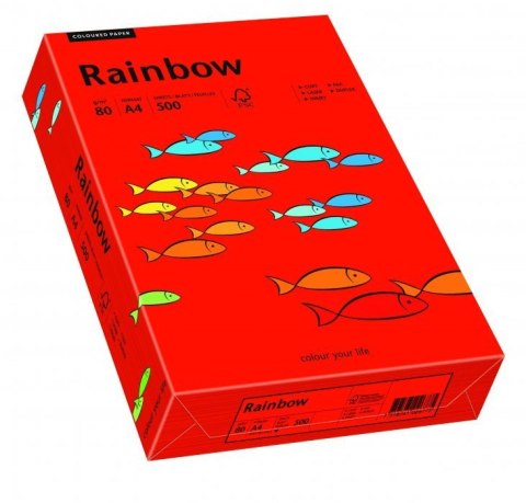 Papier xero kolorowy RAINBOW ciemnoczerwony R28 88042475 Rainbow