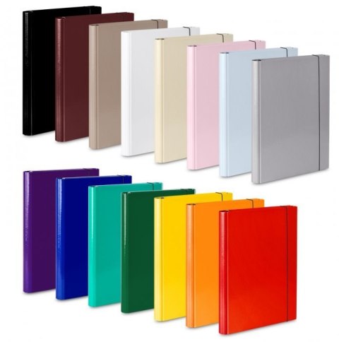 Teczka skrzydłowa z gumką czarna VAUPE, 310/02 VauPe