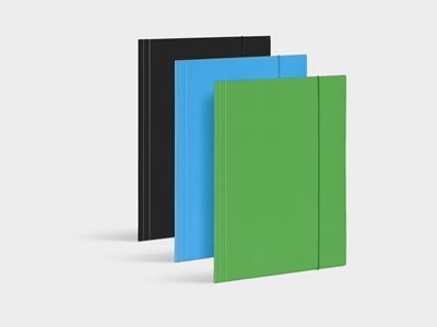 Teczka z gumką Economy (ECO) czarna VAUPE, 319/02 VauPe