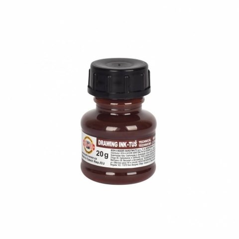 Tusz kreślarski brązowy czeski 141727/1417009 Koh-i-noor