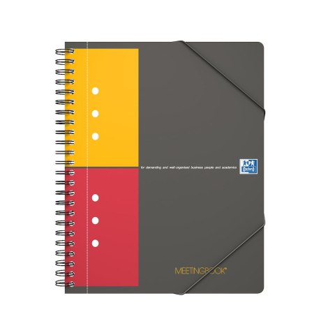 Kołonotatnik A5 80 kartek, kratka / tagi, INTERNATIONAL MEETINGBOOK, OXFORD, 100102104 Oxford Kołonotatnik A5 80 kartek, kratka / tagi, INTERNATIONAL MEETINGBOOK, OXFORD, 100102104 Oxford