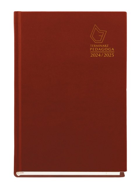 Terminarz PEDAGOGA 2024/2025 BORDO A5 T-150V-B Michalczyk i Prokop kalendarz Michalczyk i Prokop