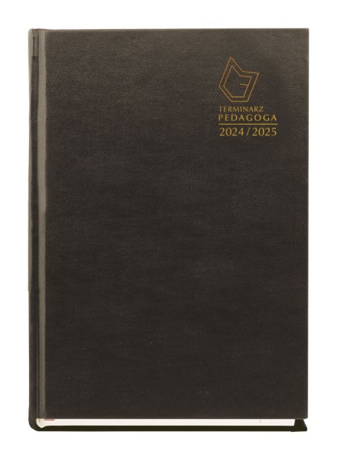 Terminarz PEDAGOGA 2024/2025 CZARNY A5 T-150V-V Michalczyk i Prokop kalendarz Michalczyk i Prokop