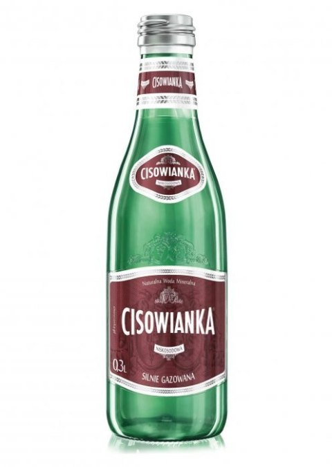 Woda CISOWIANKA 0.3l Silny Gaz szkło karton 24 szt Cisowianka Woda CISOWIANKA 0.3l Silny Gaz szkło karton 24 szt Cisowianka