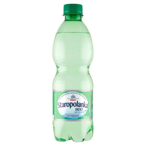 Woda STAROPOLANKA 0,5L gazowana zgrzewka 12szt. Staropolanka Woda STAROPOLANKA 0,5L gazowana zgrzewka 12szt. Staropolanka