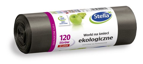 Worki na śmieci ekologiczne 120l Stella 004171 Stella Worki na śmieci ekologiczne 120l Stella 004171 Stella