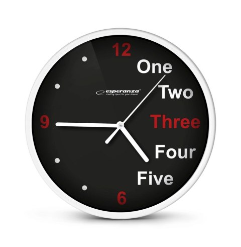Zegar ścienny PRAGUE biały EHC014W ESPERANZA (X) Esperanza
