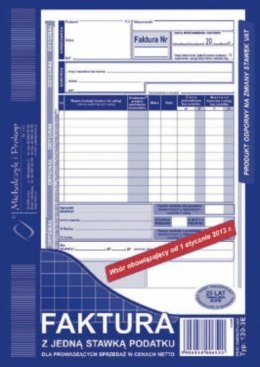 130-3U/E Faktura VAT A5z jedn.st pod.(pion)MICHALCZYK I PROKOP Michalczyk i Prokop