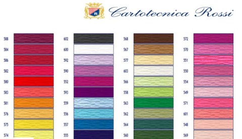 Bibuła karbowana, włoska gruba 180g czarna 602 Cartotecnica Rossi Cartotecnica