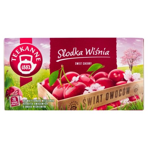 Herbata TEEKANNE SWEET CHERRY słodka wiśnia 20t owocowa Teekanne Herbata TEEKANNE SWEET CHERRY słodka wiśnia 20t owocowa Teekanne