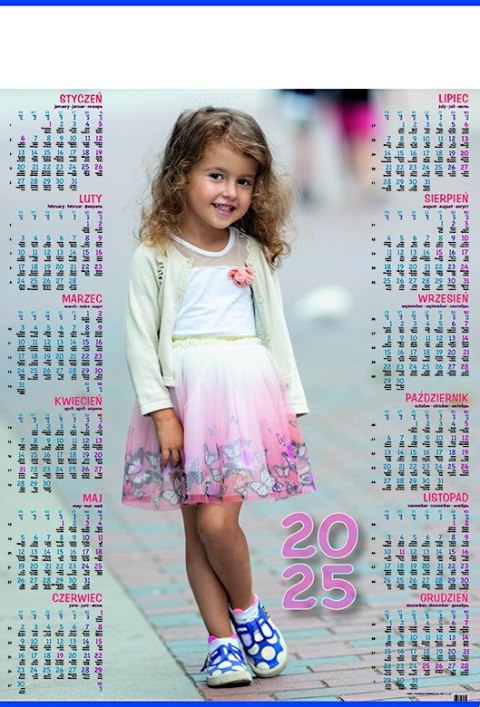 Kalendarz Plakatowy B-1, P17 - DZIECKO 2025 TELEGRAPH Telegraph