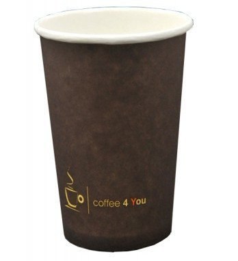 Kubek papierowy 300ml z nadr. COFFEE 4 YOU (50) 46929 Papstar Kubek papierowy 300ml z nadr. COFFEE 4 YOU (50) 46929 Papstar