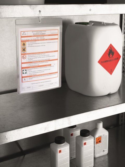 Obwoluta A4 z klapką, z otworem do zaw. pion przezr.(10) 230719 DURABLE Durable