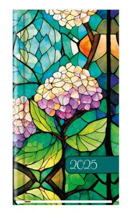 Terminarz Kieszonkowy 90x165mm 2025 Michalczyk i Prokop T-231F-04 kalendarz 1 tydzień na 2 stronach Michalczyk i Prokop